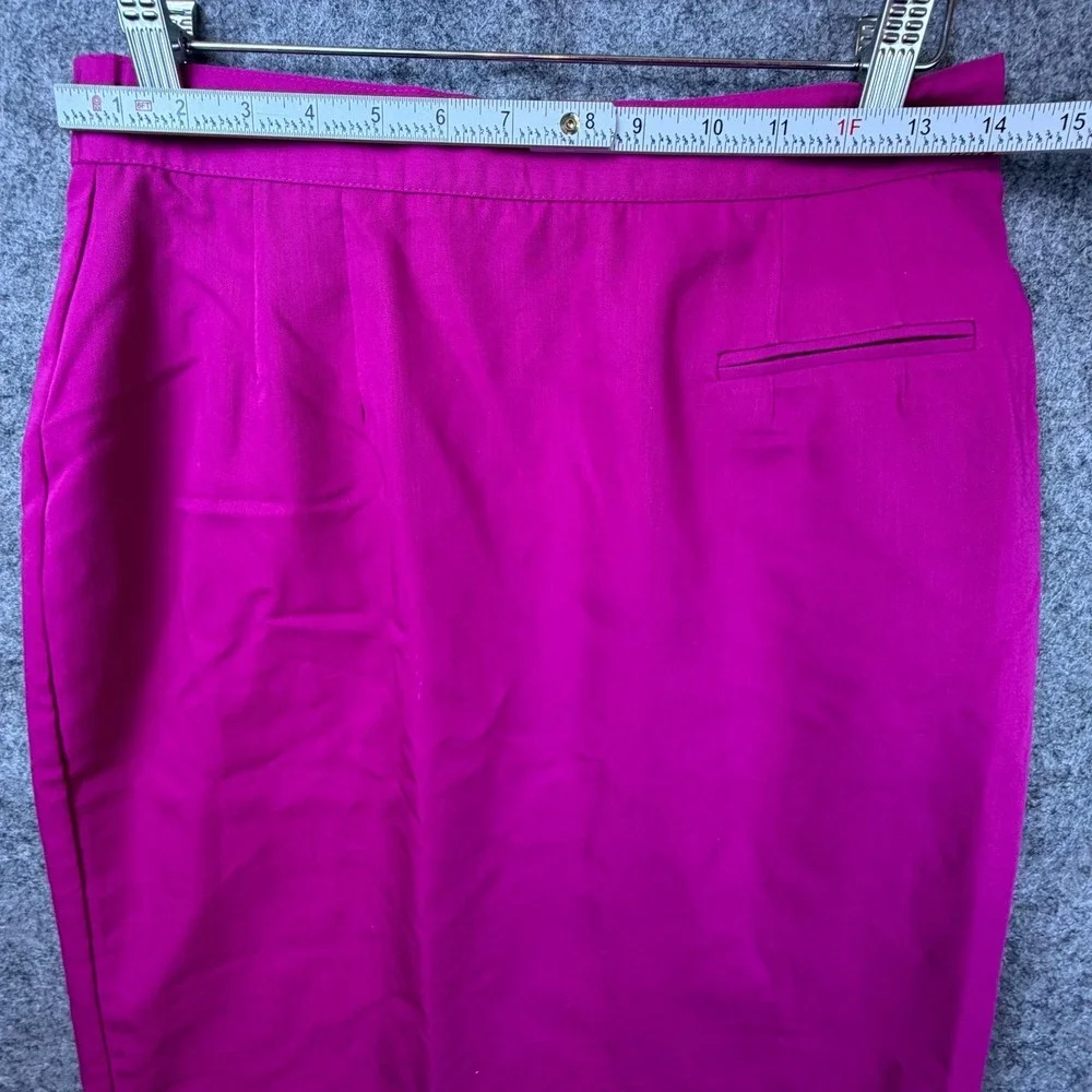 Vintage Norton McNaughton Pencil Skirt Womens 10‎ Petite Pink Y2K Office Siren